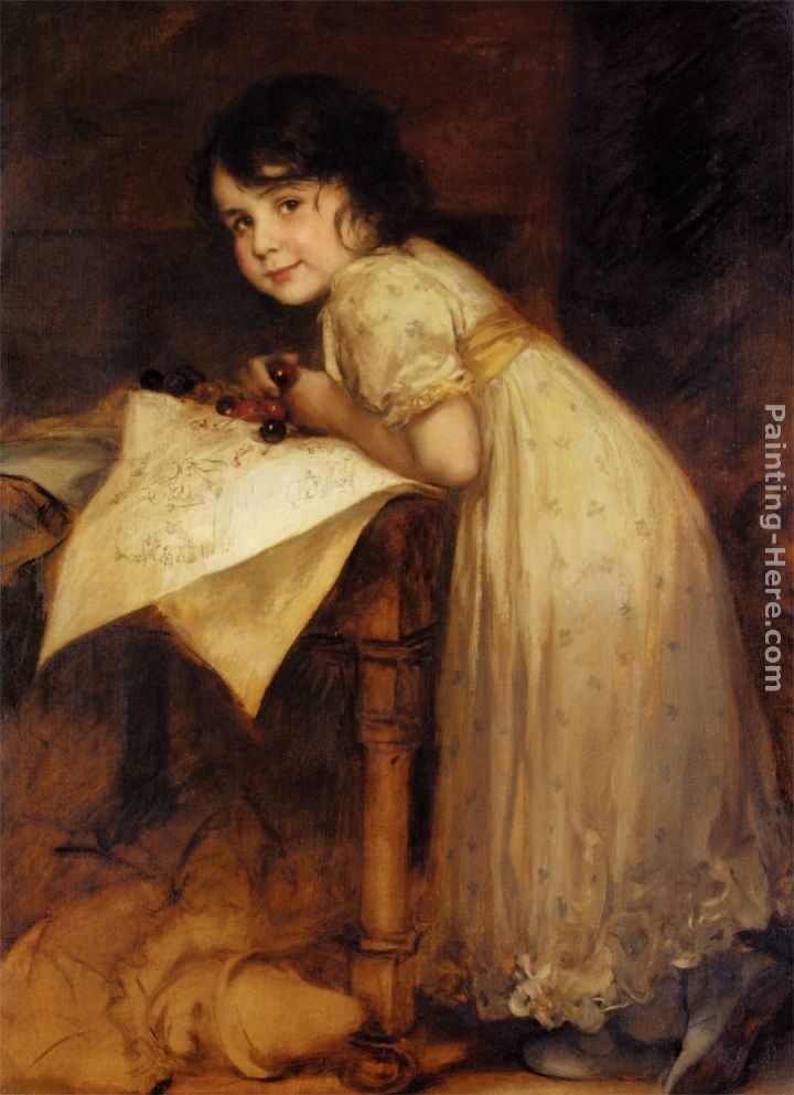 Friedrich August von Kaulbach Kirschen